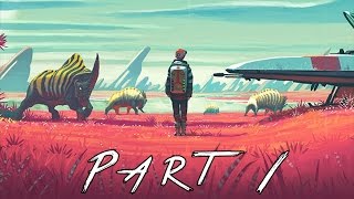 No Mans Sky Walkthrough Gameplay Part 1  Planets PS4 [upl. by Gaves]