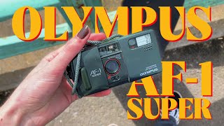 the BEST 35mm point and shoot camera Olympus AF1 Super [upl. by Erodasi713]