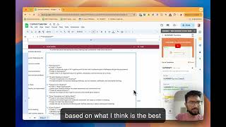 How to create a content calendar on Google Sheets using AI [upl. by Adnauqal]