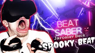 BEAT SABER HAS A NEW HALLOWEEN SONG  Spooky Beat Expert Gameplay [upl. by Nailij549]