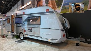 TABBERT VIVALDI V 550 DF 25 CAMPING CARAVAN TRAVEL TRAILER RV CAMPER WALKAROUND AND INTERIOR [upl. by Aicaca455]