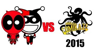 Deadpool amp Harley Quinn vs Comikaze Expo 2015 ft Nicolette Taylor [upl. by Annola]