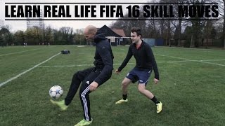 LEARN REAL LIFE FIFA 16 SKILL MOVES  with AJ3 [upl. by Inva]