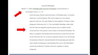 A short guide to annotated bibliographies [upl. by Netsirc]