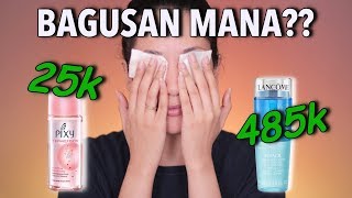 BATTLE MAKEUP REMOVER  Lokal VS High End  Pixy VS Lancome [upl. by Carry]