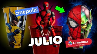 Palomeras DEADPOOL Spiderman y BATMAN de CINEMEX y CINÉPOLIS que vienen en JULIO [upl. by Sherwin]