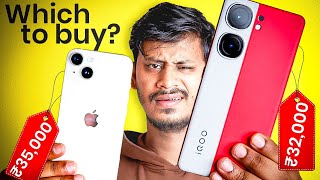 iPhone 14 vs iQOO Neo 9 Pro  Which is The Best Phone under RS 35000 [upl. by Tonnie]