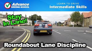 Roundabout Lane Discipline  Learn to drive Intermediate skills [upl. by Mazur]