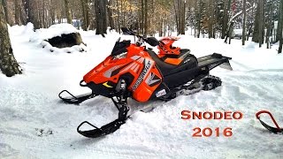 2017 Polaris Assault first ride and sled in a pond  S13 [upl. by Ahsieker832]