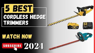 The 5 Best Cordless Hedge Trimmers Of 2024  Cordless Hedge Trimmers Amazon [upl. by Osei]