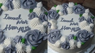 Easy Flora cake decorating ideas cakedecorating cake [upl. by January986]