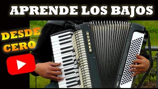 🔴 como tocar los BAJOS DEL ACORDEON acordeon bajosacordeon acordeontutorial [upl. by Gniliem]