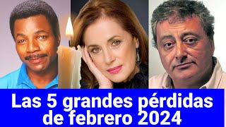 Famosos fallecidos en febrero de 2024 [upl. by Gnoy70]