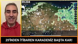 25inden İtibaren Karadeniz Başta Kar  Canlı Yayın 20248 [upl. by Casavant]