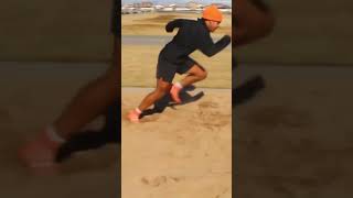 Sand pit Workouts for speed speed speedtraining speedandstrength sandpit workout [upl. by Luanni]