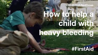 How to help a child with heavy bleeding FirstAid PowerOfKindness [upl. by Clorinda401]