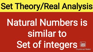 4 Number of elements in natural numbers and in set of integers are equal  N is similar to Z [upl. by Nuahsor]