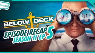 Below Deck  Season 11 Ep 5 Recap [upl. by Nwahshar52]