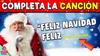 Completa la canciones de navidad🎅 Adivina la letra de la canciones de navidad🎅villancicos de navidad [upl. by Bonnette]