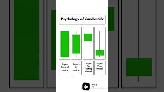 PSYCHOLOGY OF CANDLESTICK 🕯📊 trader forex forextrading candlestick chart technical analysis [upl. by Windy]