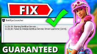 How To Fix Fortnite Battleeye Launcher ErrorFailed To Initialize Battleye Service [upl. by Noek]