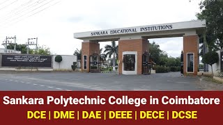 Best Polytechnic college in Coimbatore  Diploma Admission open 2025  Top 10 Polytechnic  Sankara [upl. by Analla]