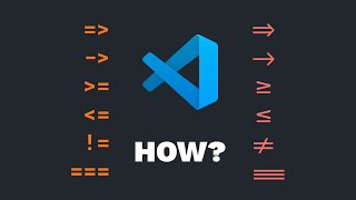 How to do this in VS Code⏐VS Code Ligatures Tutorial [upl. by Sarson]