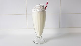 Vanilla Milkshake Recipe [upl. by Aihsitan627]