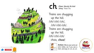 JollyPhonics Group 6  Letter CH ch Song [upl. by Nilrak206]