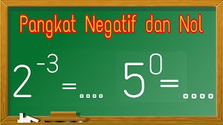 Menentukan Bilangan Berpangkat Negatif dan Nol [upl. by Medarda]