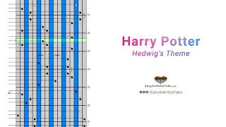 Harry Potter Kalimba Tabs amp Chords  Hedwigs Theme  EasyKalimbaTabscom [upl. by Nauqas]