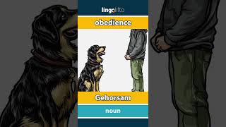 🇬🇧🇩🇪 obedience  Gehorsam  vocabulary builder  learn English  Lernen wir Englisch [upl. by Asilam739]