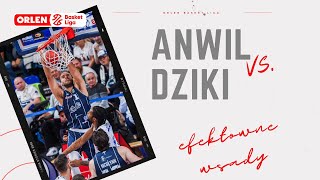 Efektowne wsady z meczu Anwil 🆚 Dziki ORLENBasketLiga PLKPL [upl. by Meares619]