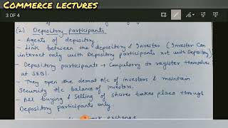 constituents of depository system  demutualisation  class 12 business studies financial market [upl. by Consuelo545]