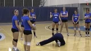 Volleyball Defensive Moves Progression [upl. by Storz579]