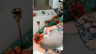 Trying the viral pool noodle centerpiece Fall home decor DIY [upl. by Aryad]