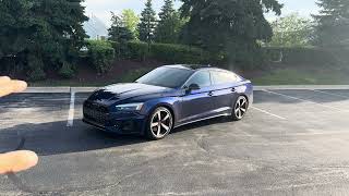 My very own 2024 Audi A5 SLine 45 TFSI premium plus with black optics package [upl. by Marb]