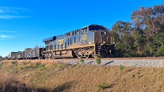 L22512 Local Train With a Solo ES44AH  3103 Departing North Bound Heads to Wilmington Davis Yard [upl. by Devin]