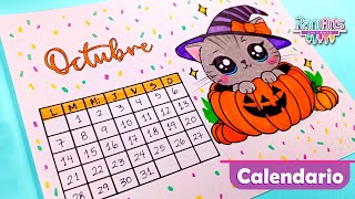 Haz el Calendario de OCTUBRE Ideas y Motivación  DIY FÁCIL [upl. by Phillane415]