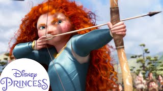 Meridas Archery Skills  Brave  Disney Princess [upl. by Enohpesrep]