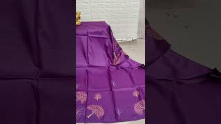 Tussar silk embroidery saree with blousepuresilksareewithsilkmark tussarsilk [upl. by Ocirema]