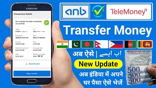 Telemoney Online Transfer  Anb Bank Money Transfer International  Telemoney Se Paise Kaise Bheje [upl. by Wright]