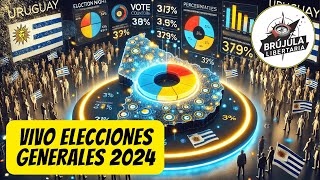 🔴 EN VIVO Elecciones Uruguay 2024  Resultados y Análisis en tiempo real 🗳️ [upl. by Lucie]