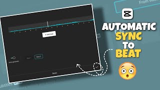 Capcut Auto Beat Sync Tutorial iPhone amp Android [upl. by Jet]