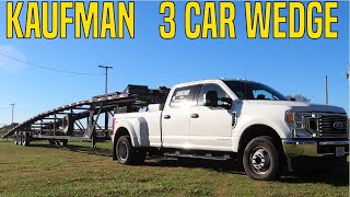 KAUFMAN 3 CAR WEDGE TRAILER REVIEW [upl. by Shaine]