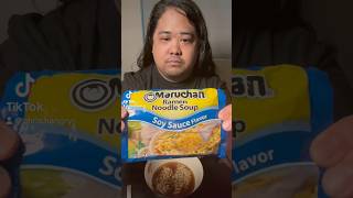 I gagged on the chopsticks ngl hahah noodles food foodie mukbang ramen maruchan foodanddrink [upl. by Polard509]