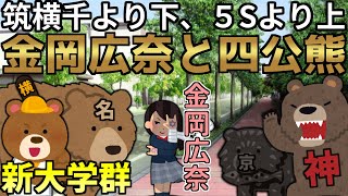 準難関国公立大学群「金岡広奈都四公熊」【新大学群提唱】 [upl. by Alicirp]