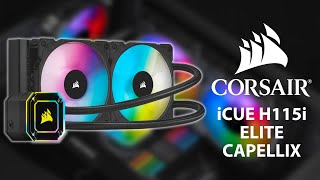 Cowcot TV Présentation watercooling AIO CORSAIR iCUE H115i ELITE CAPELLIX [upl. by Hbaruas451]