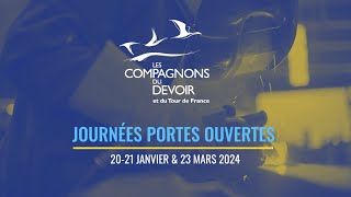 Journées Portes Ouvertes chez les Compagnons du Devoir [upl. by Leandra785]