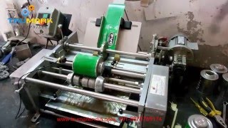 SEMI AUTO WET GLUE LABELING MACHINE  TIN CAN CPVC [upl. by Ardnekahs]